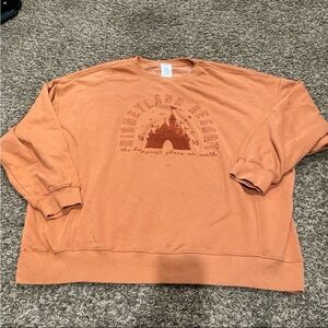 Disney parks Disneyland resort embroidered crewneck, sweatshirt, adult 1X
